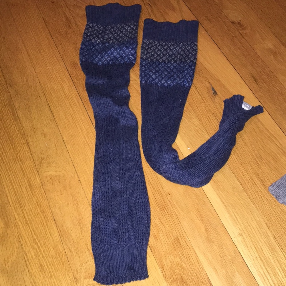 Ruehl leg warmers